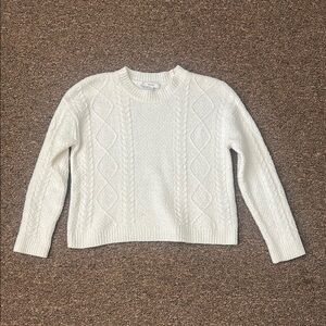 Vince White Crew Neck Sweater